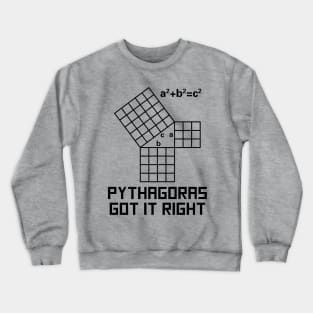 Pythagoras Got It Right Crewneck Sweatshirt